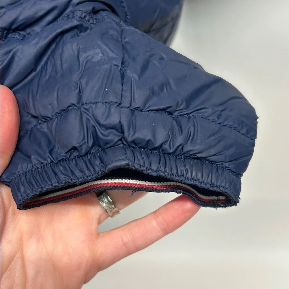 Men's Navy Puffer Jacket Tommy Hilfiger natural down feathers, packable, med